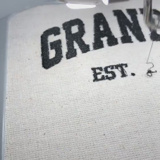 Machine embroidery files, Grandpa EST 2025, PES, DST, hus & more