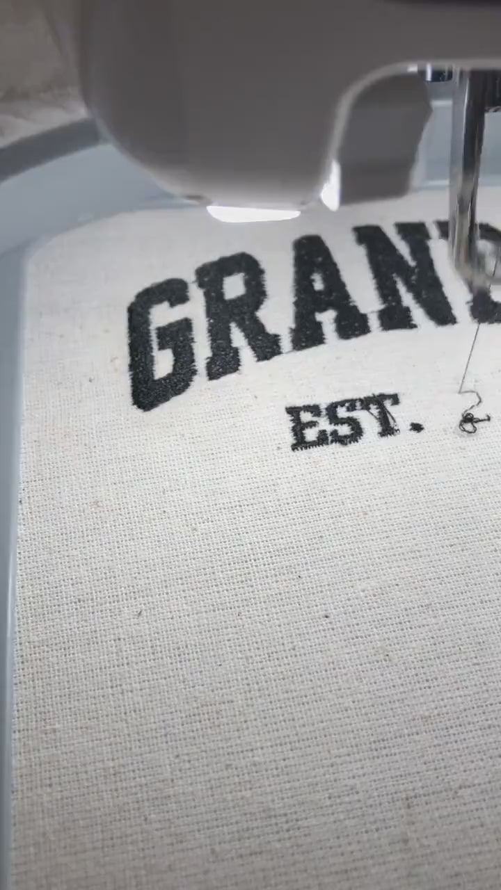 Machine embroidery files, Grandpa EST 2025, PES, DST, hus & more