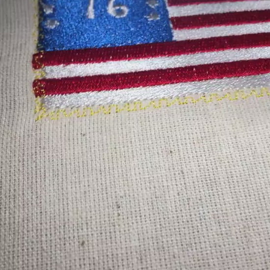 Machine Embroidery files, Bennington flag, Independence, 1776, DST, PES, xxx hus & more,