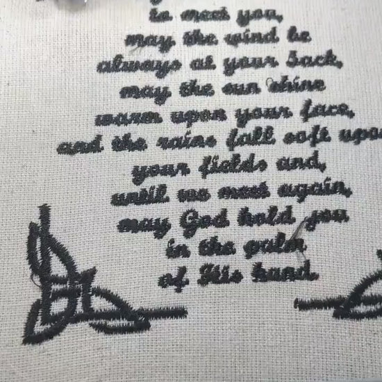 Machine Embroidery files, Irish Blessing, DST, PES, xxx, hus & more