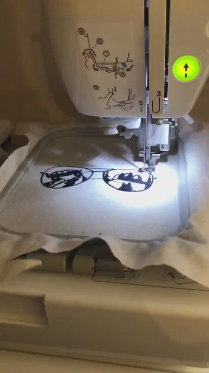 Machine Embroidery files,  Sunglass off road vehicle embroidery files, Gift Idea, PES, xxx, hus & more