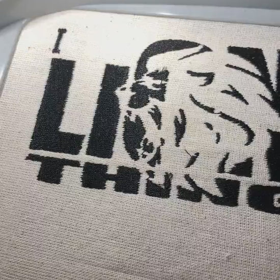 Machine Embroidery files, it's a lion thing, football gift idea PES, dst, xxx, hus & more