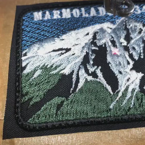 Marmolada 3343 m Embroidered Patch