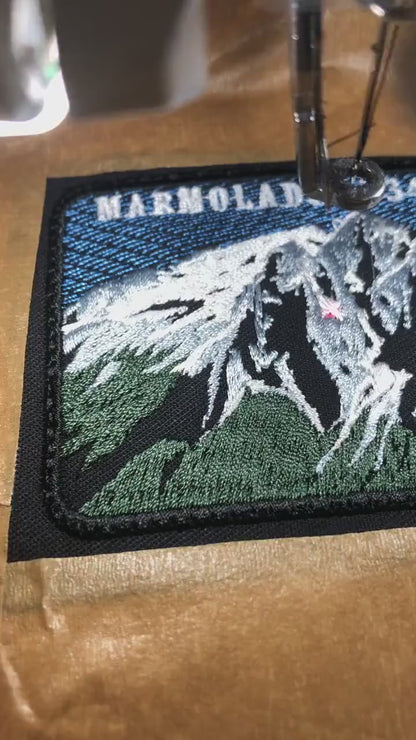 Marmolada 3343 m Embroidered Patch