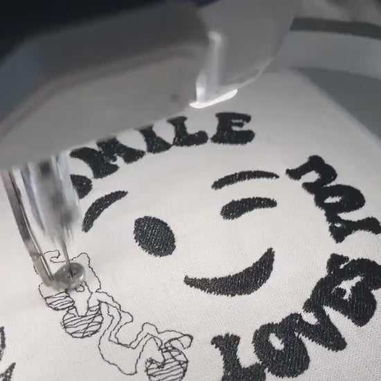 Machine Embroidery files, smile Jesus loves you, PES, xxx, hus, dst & more