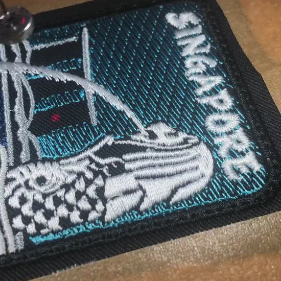 Kumano Kodo Embroidered Patch, Japan Hiking Trail Badge, Nachi Falls Pagoda Travel Patch, Japanese Pilgrimage Souvenir