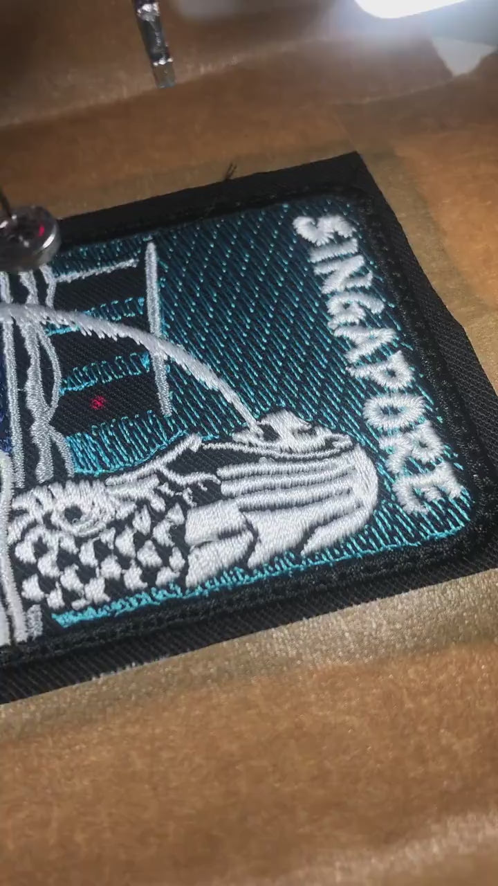 Kumano Kodo Embroidered Patch, Japan Hiking Trail Badge, Nachi Falls Pagoda Travel Patch, Japanese Pilgrimage Souvenir