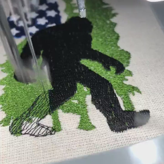 Machine Embroidery files, bigfoot USA flag, PES, xxx, hus & more