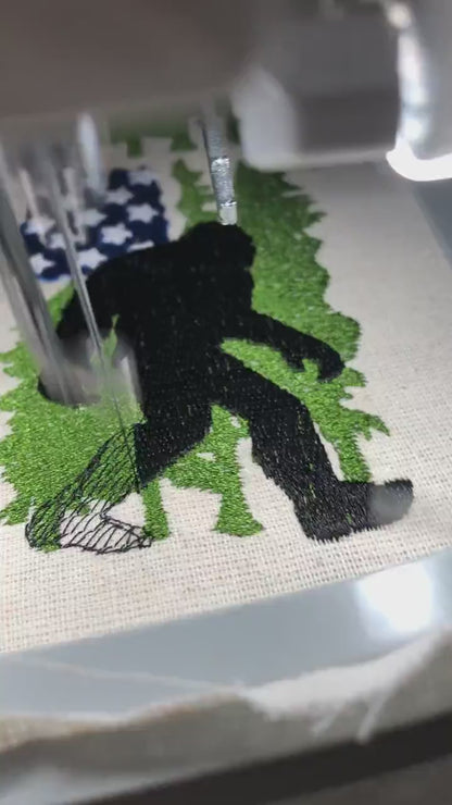 Machine Embroidery files, bigfoot USA flag, PES, xxx, hus & more