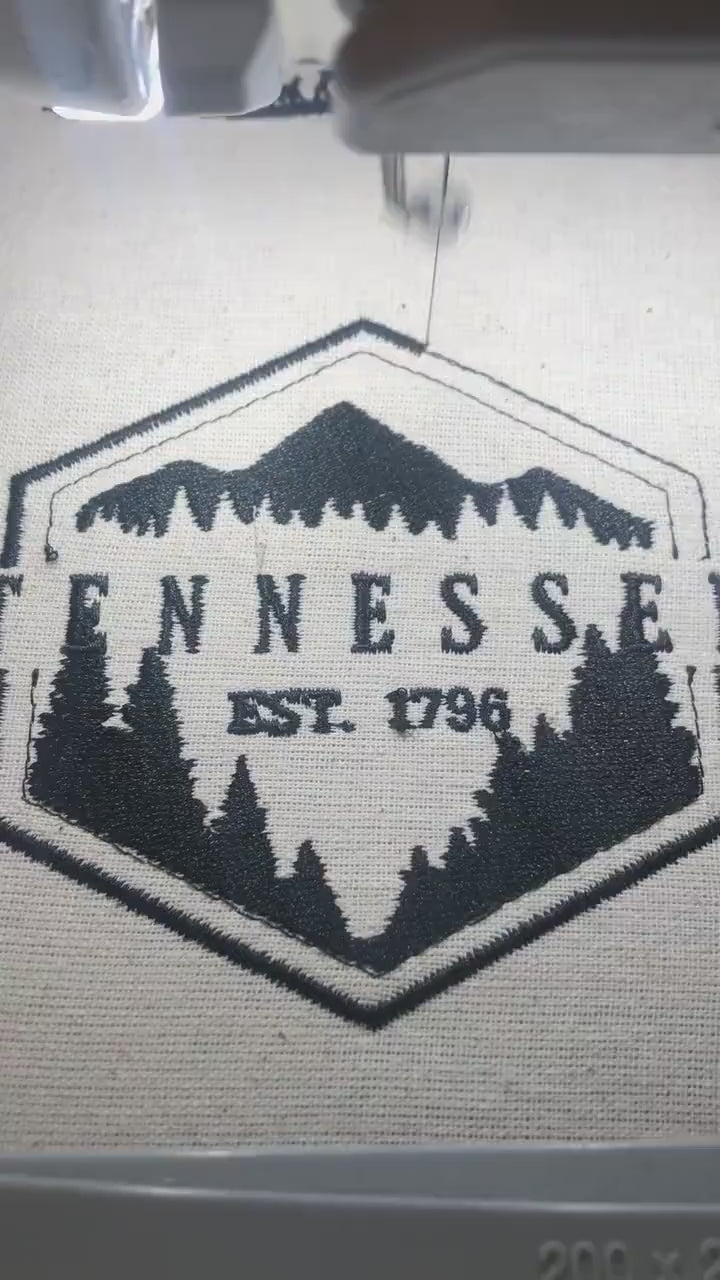 Machine Embroidery files, Tennessee, est 1796, DST, PES, xxx hus & more,