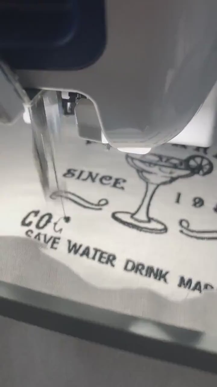 Machine Embroidery files,  Margarita cocktail club, DST, PES, xxx, hus & more