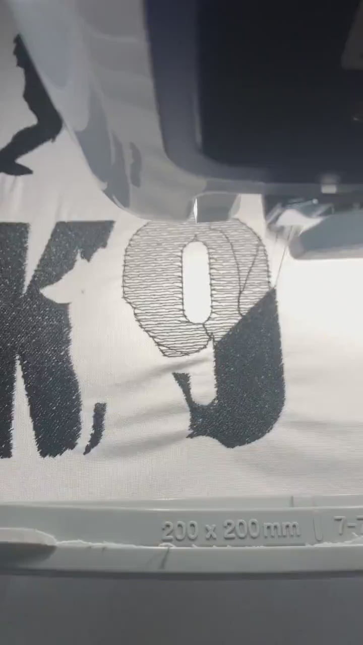 Machine Embroidery files, K9 Police Dog, dst PES, xxx, hus & more