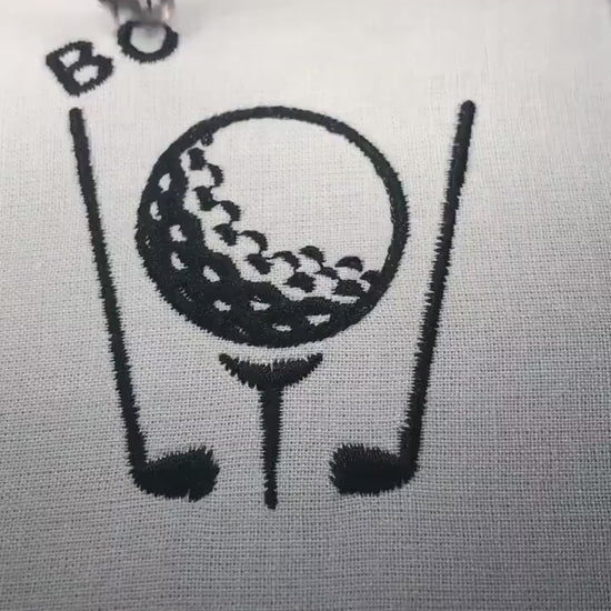 Machine Embroidery files, born to golf, PES, DST, hus & more